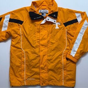 Columbia Tennessee Volunteers Jacket Mens Small Mesh Lined Zip Snap Windbreaker